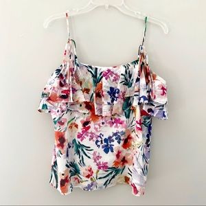 Amanda Uprichard Fifer Ruffle Tank M
